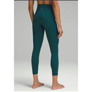 Lululemon Align High-Rise Pant 25" Storm Teal size 12